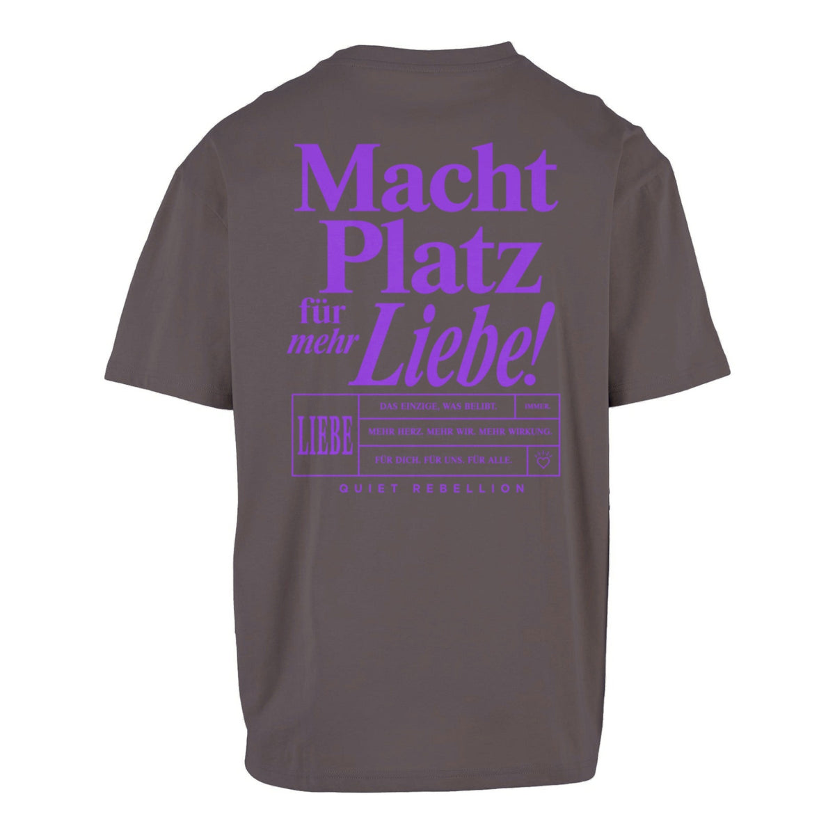 Macht Platz für mehr Liebe - Unisex Oversized T-Shirt