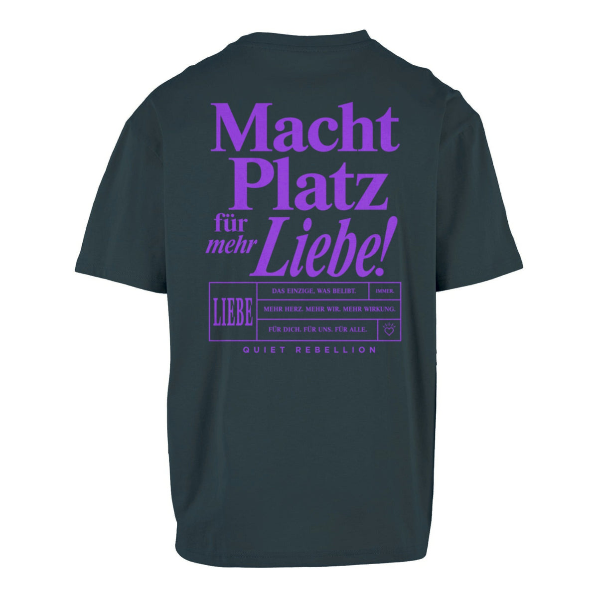 Macht Platz für mehr Liebe - Unisex Oversized T-Shirt