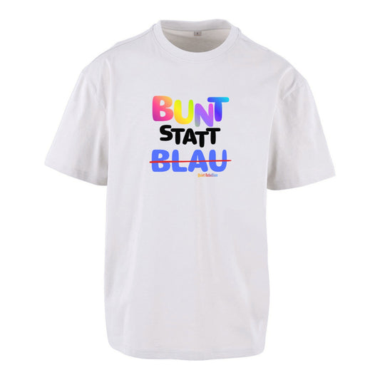 Bunt statt Blau - Unisex Oversized Statement Shirt