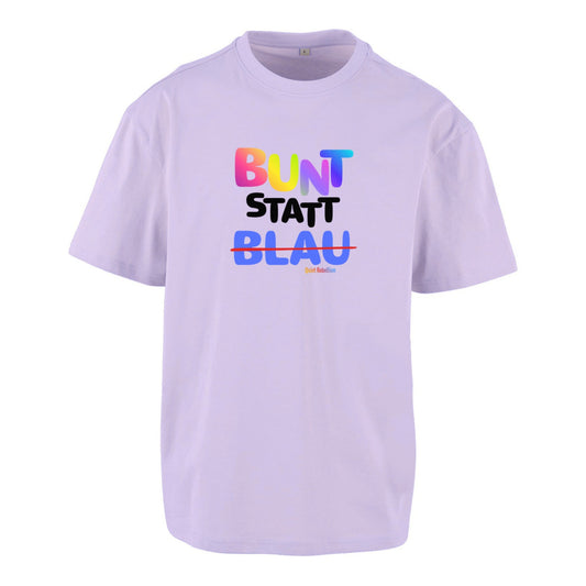 Bunt statt Blau - Unisex Oversized Statement Shirt