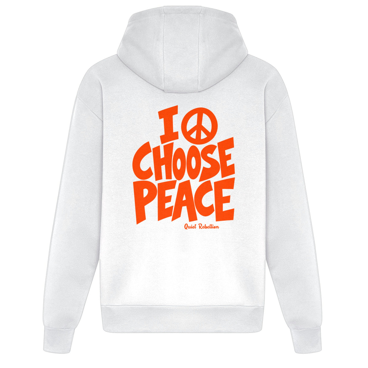 I CHOOSE PEACE - Relaxed Fit Statement Hoodie