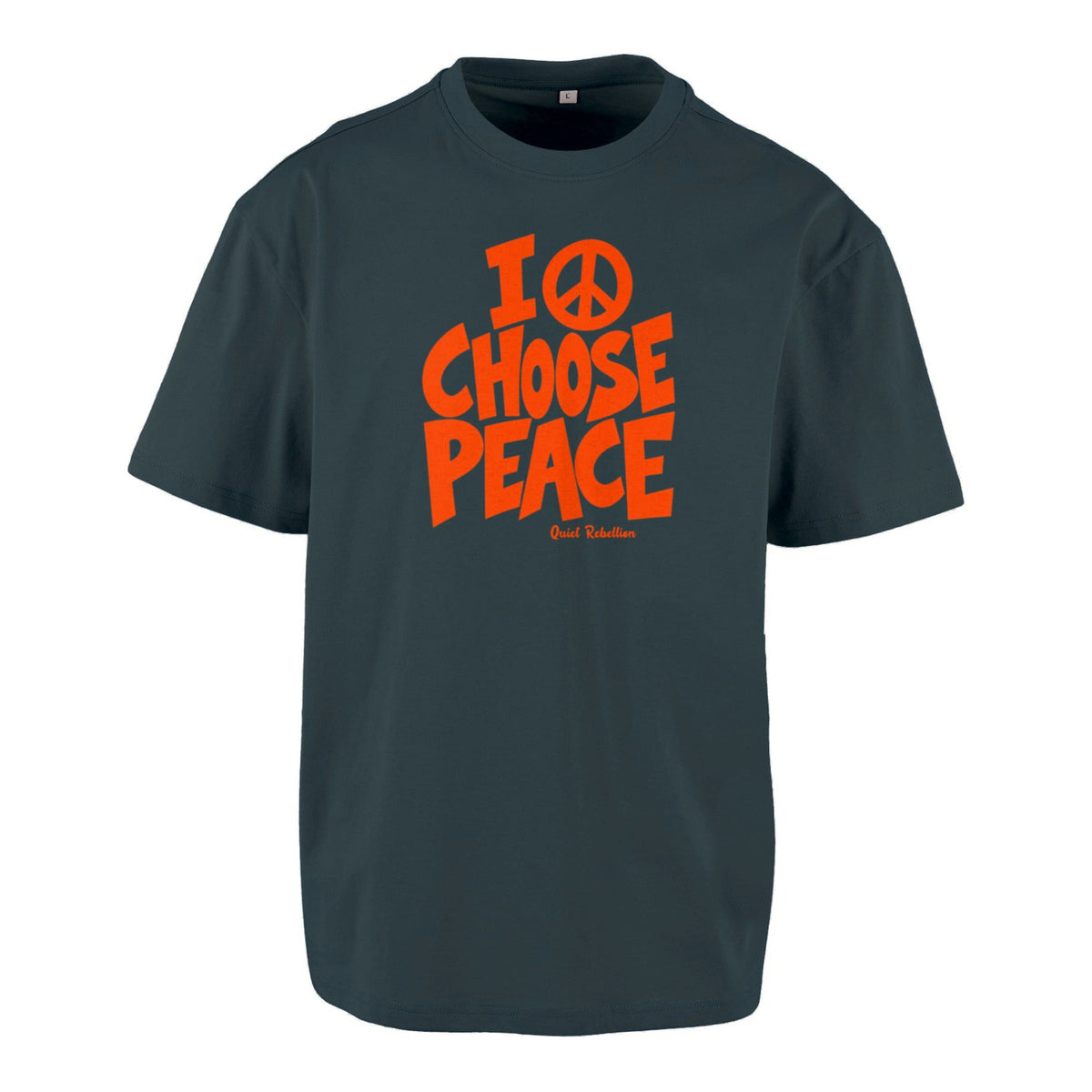 I Choose Peace - Frontprint Unisex Oversized Shirt