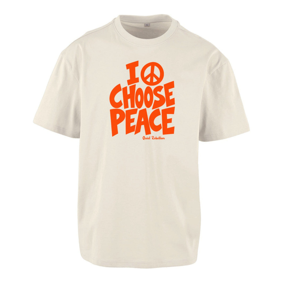 I Choose Peace - Frontprint Unisex Oversized Shirt