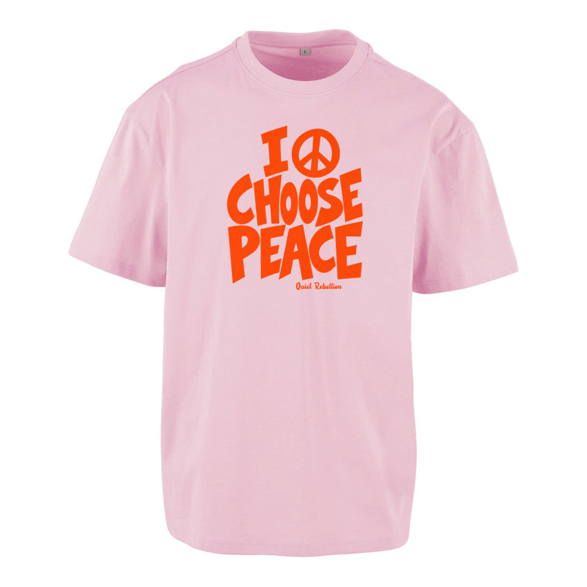 I Choose Peace - Frontprint Unisex Oversized Shirt