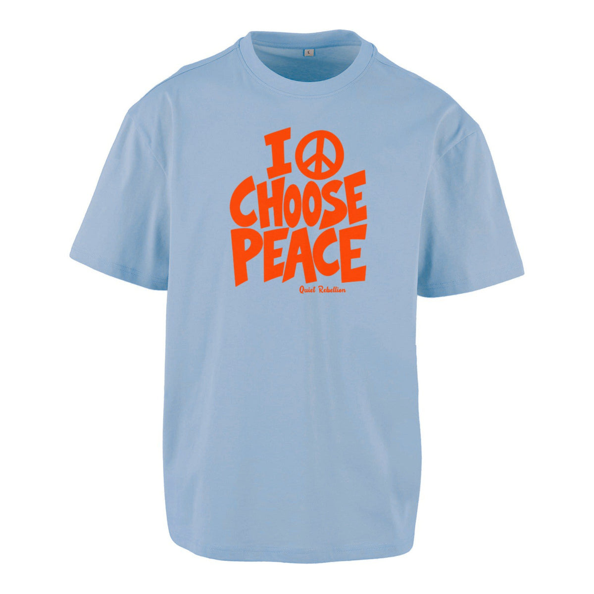 I Choose Peace - Frontprint Unisex Oversized Shirt