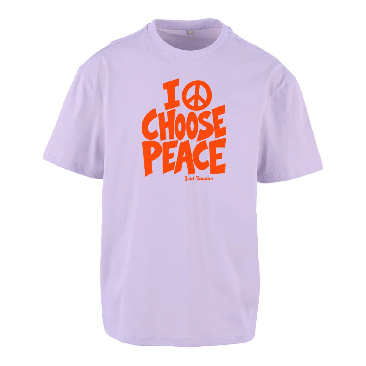 I Choose Peace - Frontprint Unisex Oversized Shirt