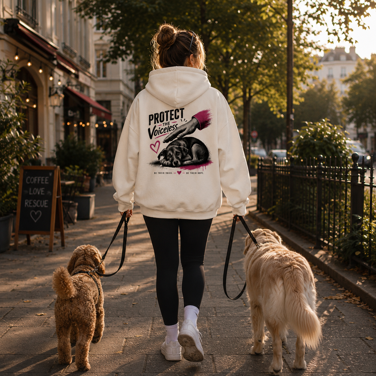 Protect the VOICELESS - Oversized Statement Hoodie