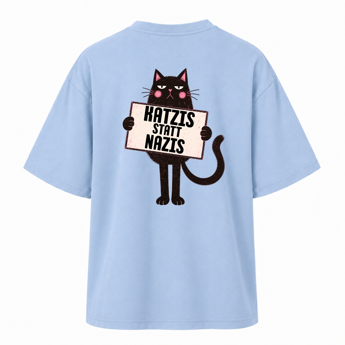 Katzis statt Nazis - Women‘s Oversized T-Shirt