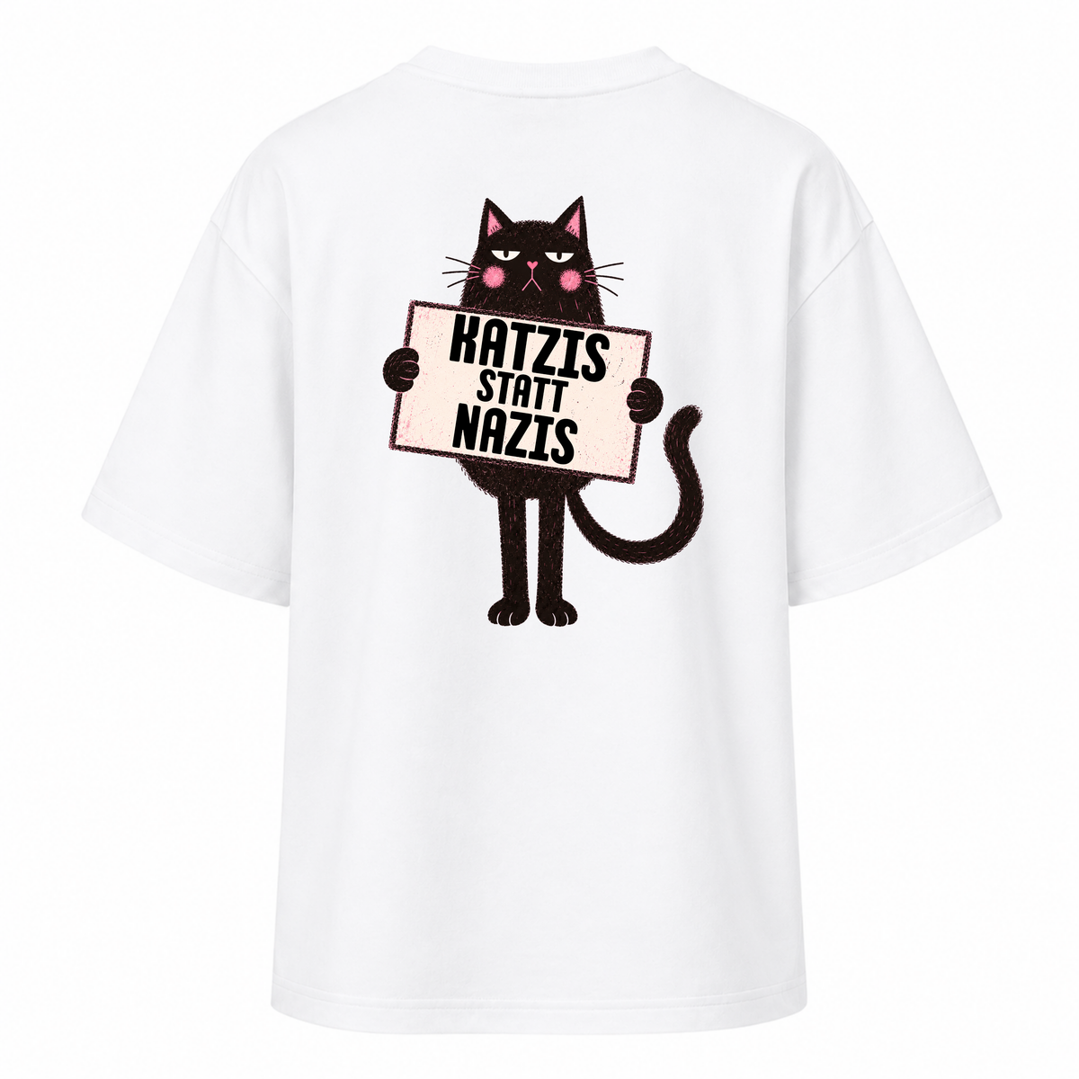 Katzis statt Nazis - Women‘s Oversized T-Shirt