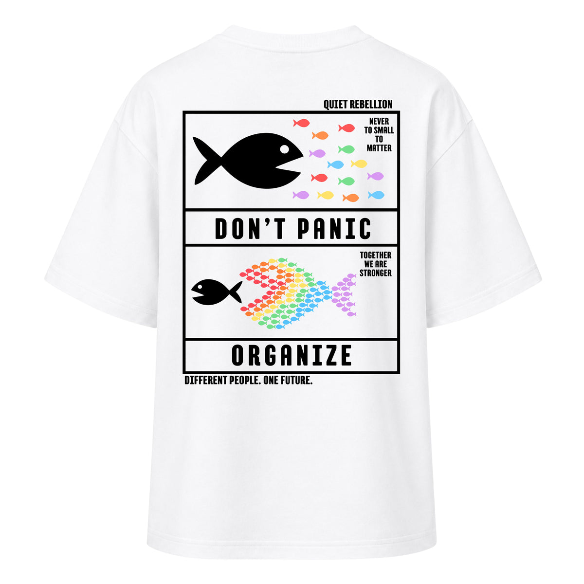 DON‘T PANIC. ORGANIZE - Women‘s Oversized T-Shirt