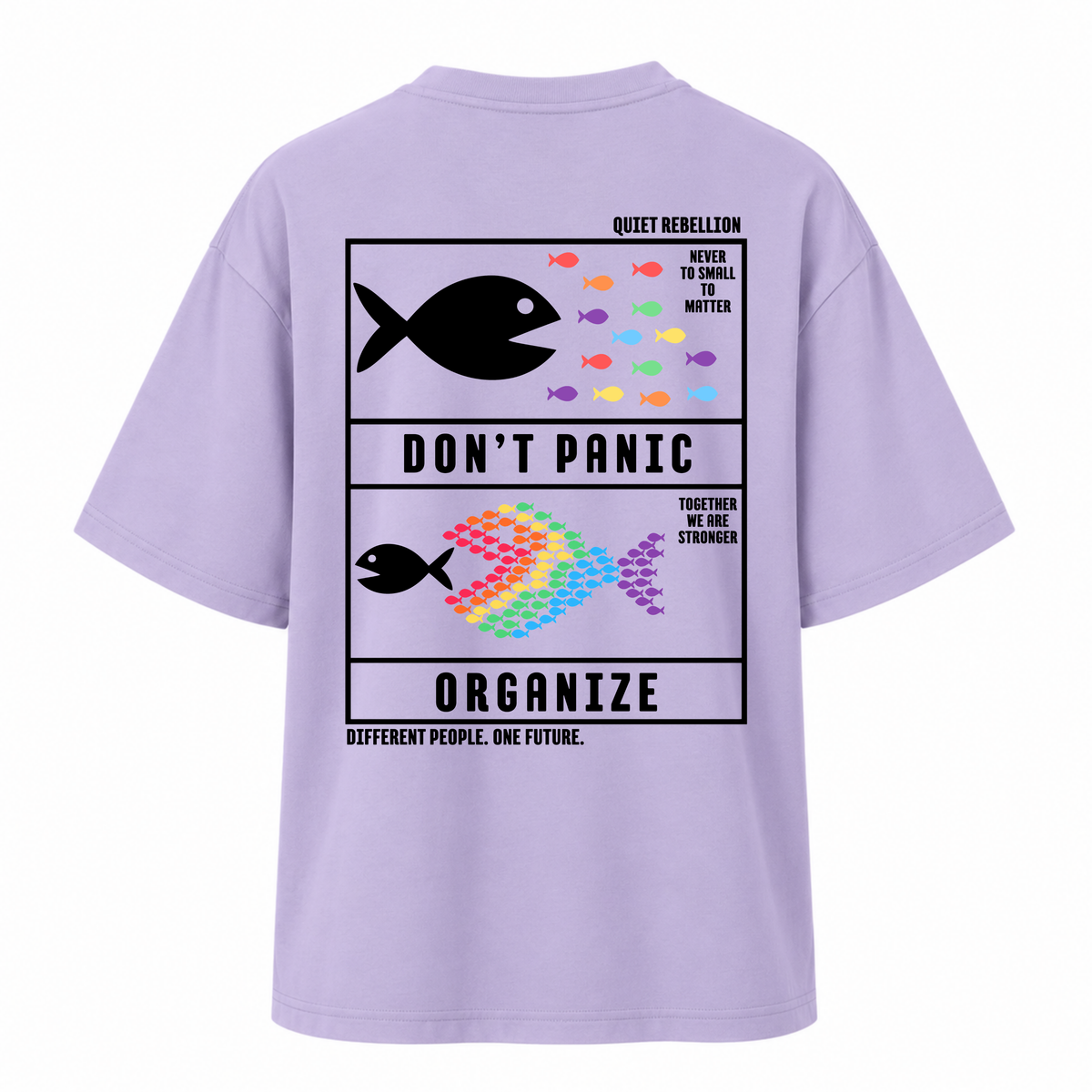 DON‘T PANIC. ORGANIZE - Women‘s Oversized T-Shirt