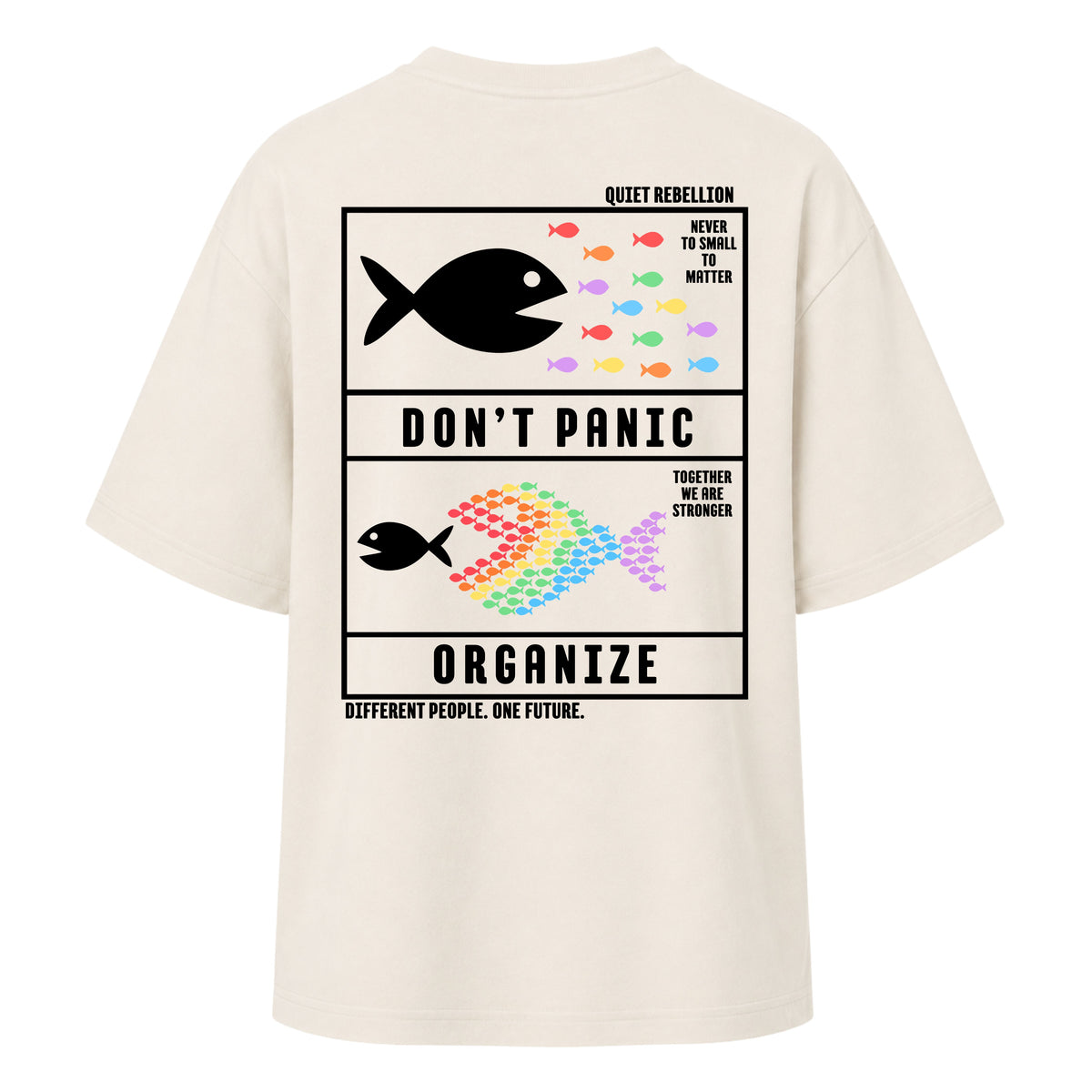 DON‘T PANIC. ORGANIZE - Women‘s Oversized T-Shirt