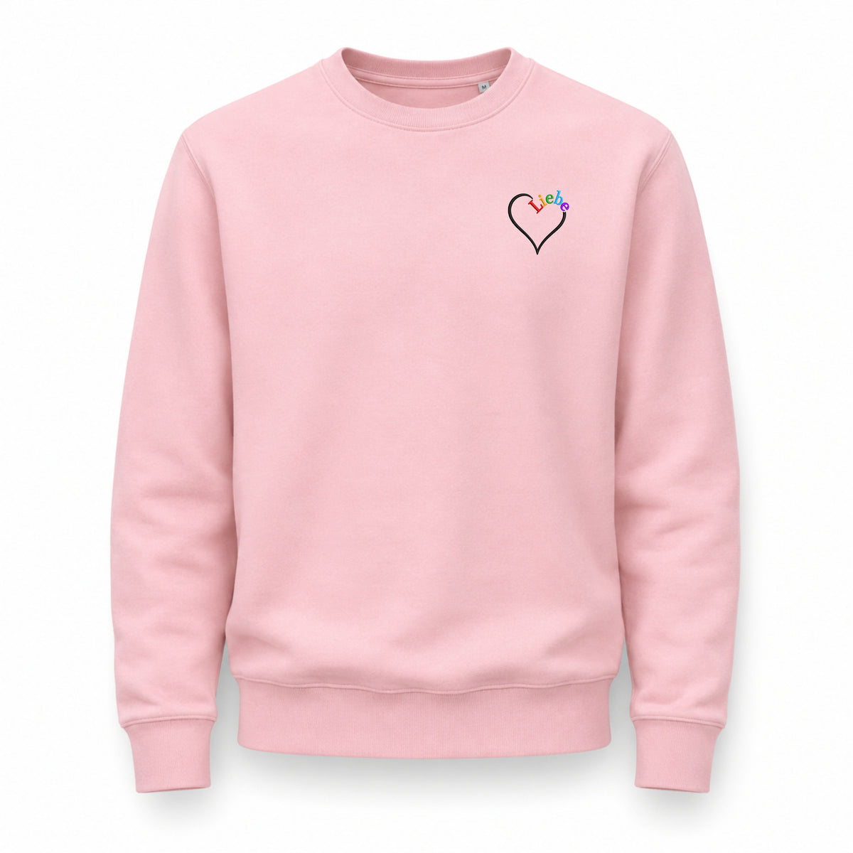 Liebe - Statement Organic Sweatshirt / Regular Fit / Frontstick