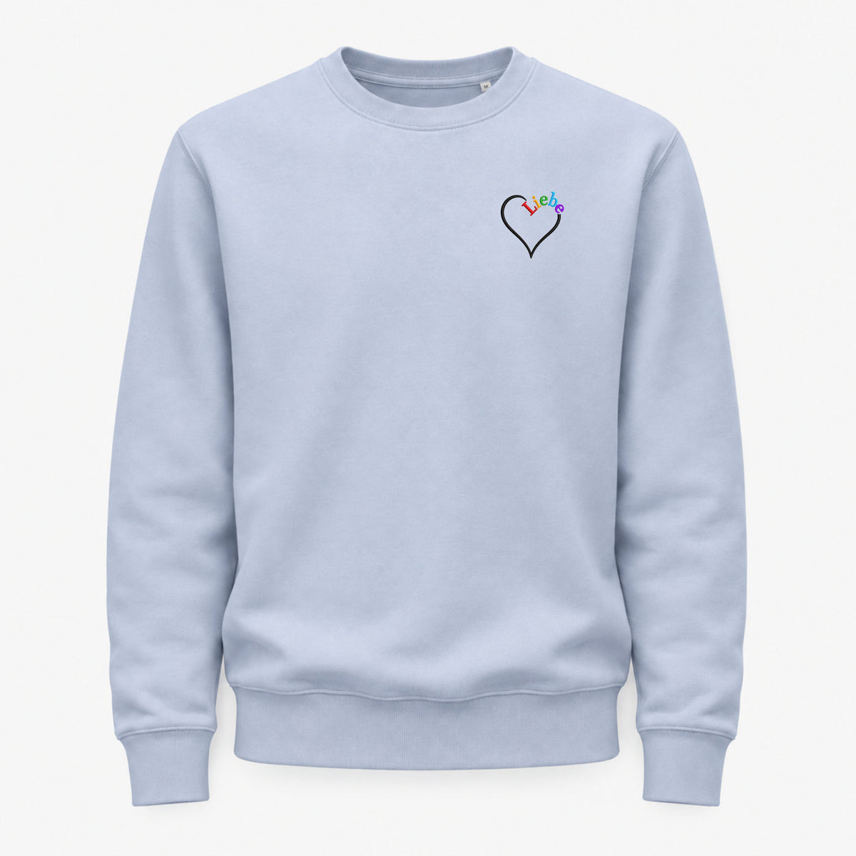 Liebe - Statement Organic Sweatshirt / Regular Fit / Frontstick