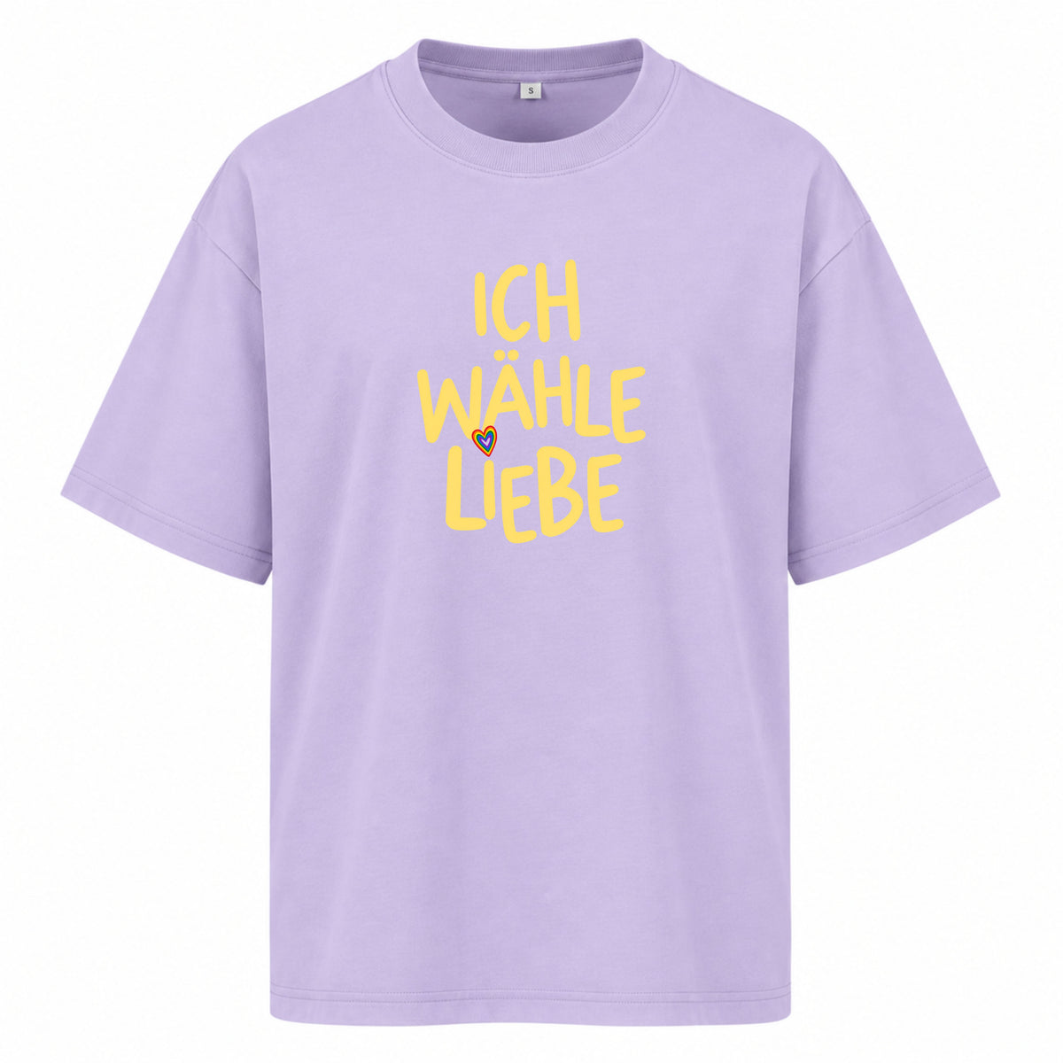 Ich wähle Liebe - Ladies Oversized Shirt