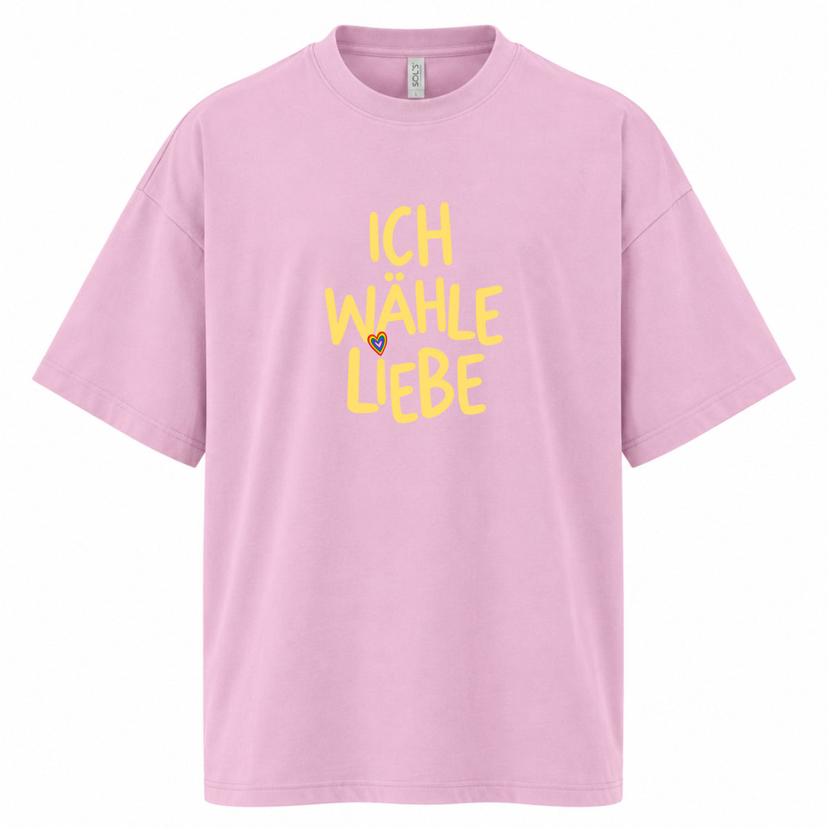 Ich wähle Liebe - Ladies Oversized Shirt