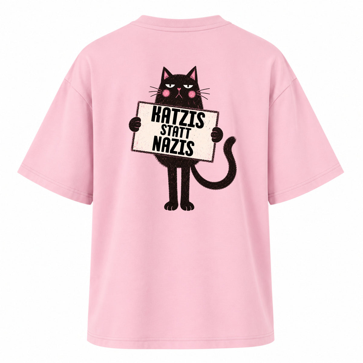 Katzis statt Nazis - Women‘s Oversized T-Shirt