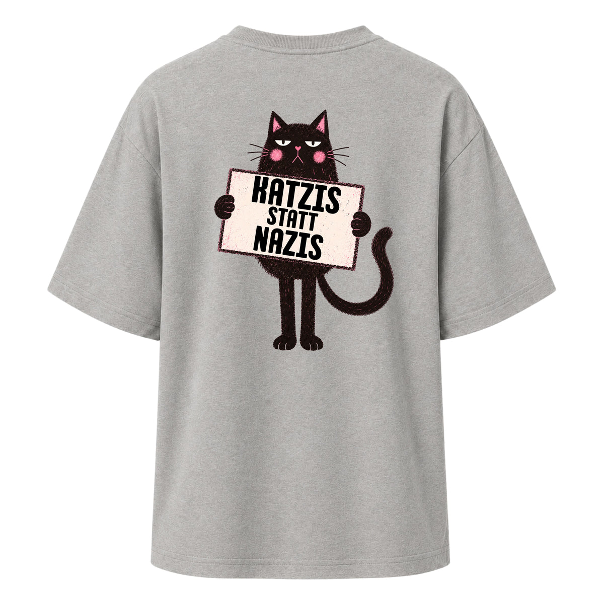 Katzis statt Nazis - Women‘s Oversized T-Shirt