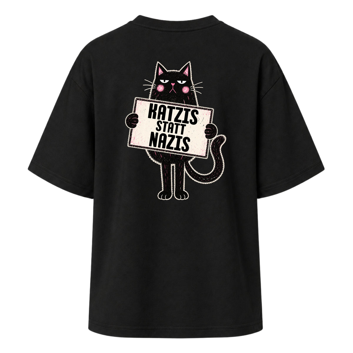 Katzis statt Nazis - Women‘s Oversized T-Shirt