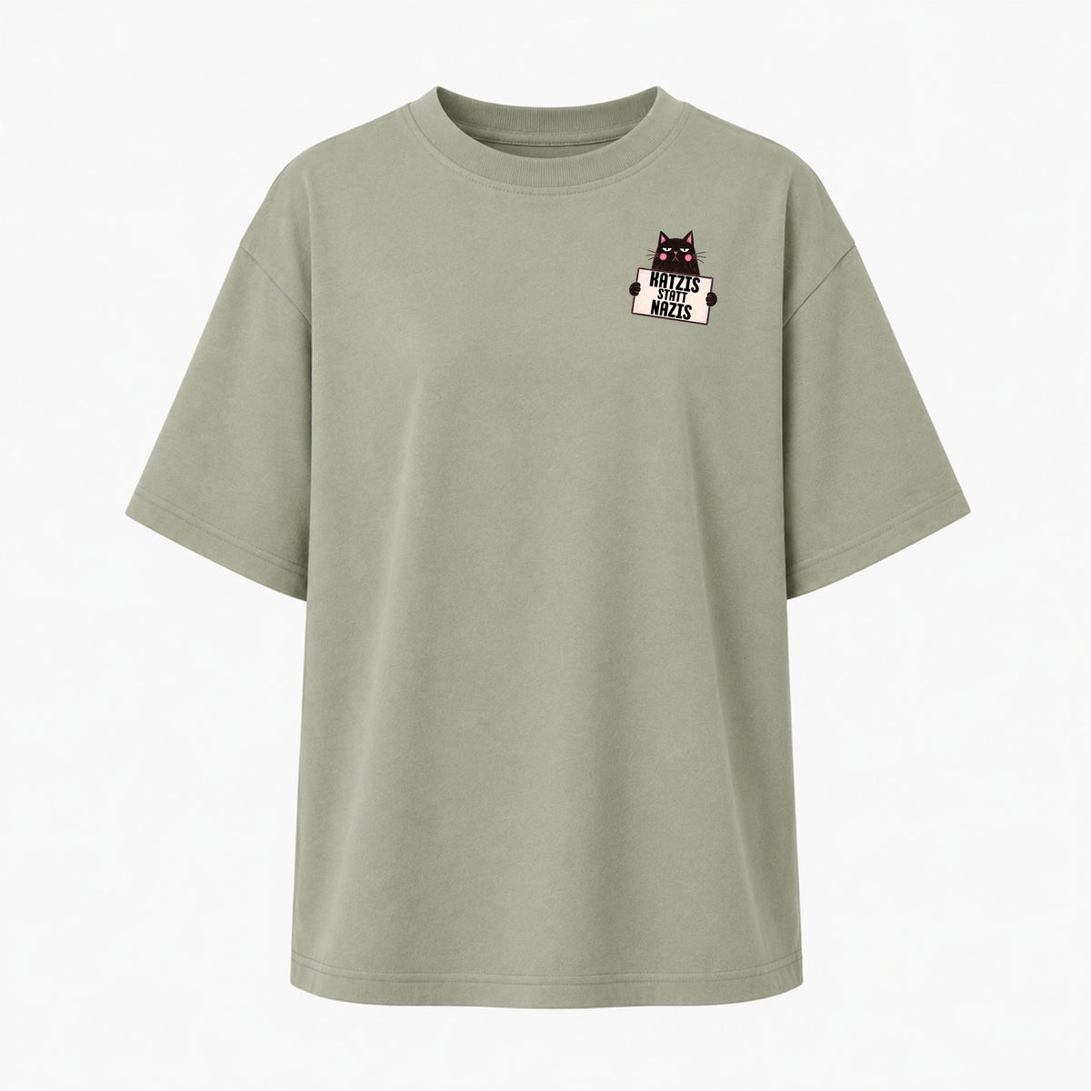 Katzis statt Nazis - Women‘s Oversized T-Shirt