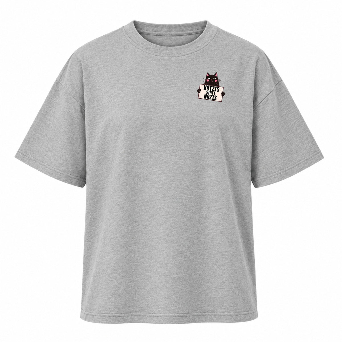 Katzis statt Nazis - Women‘s Oversized T-Shirt