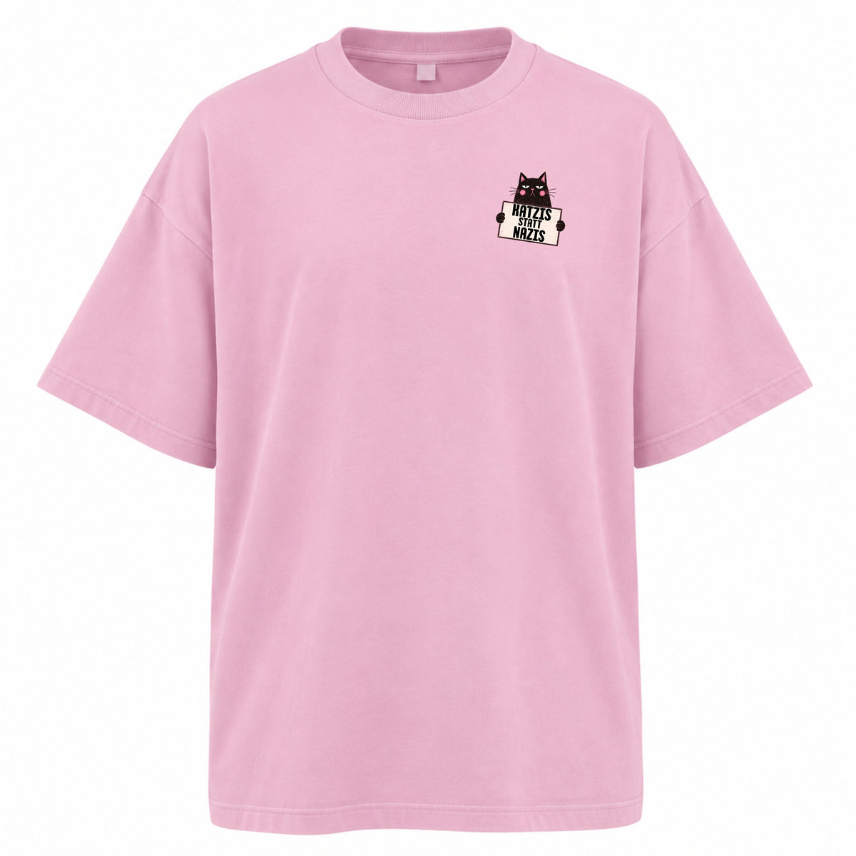 Katzis statt Nazis - Women‘s Oversized T-Shirt