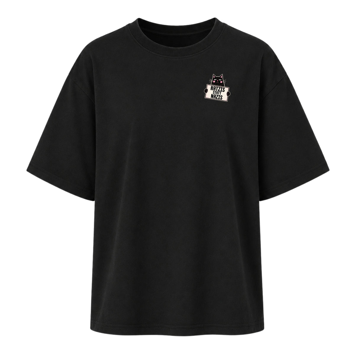 Katzis statt Nazis - Women‘s Oversized T-Shirt