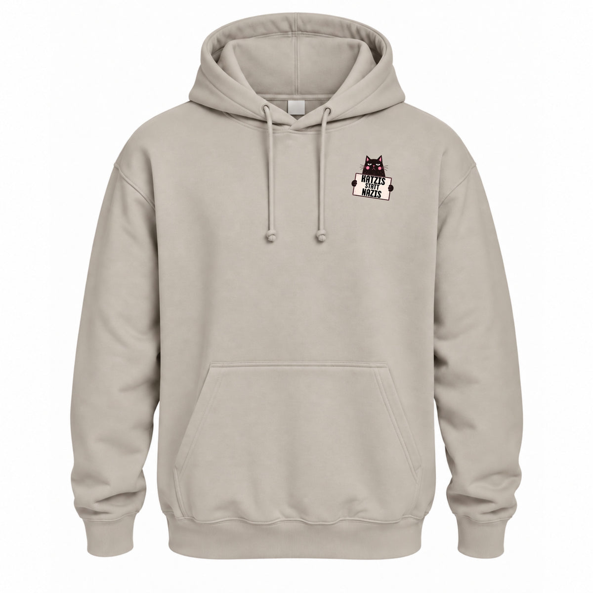 Katzis statt Nazis - Relaxed Fit Statement Hoodie
