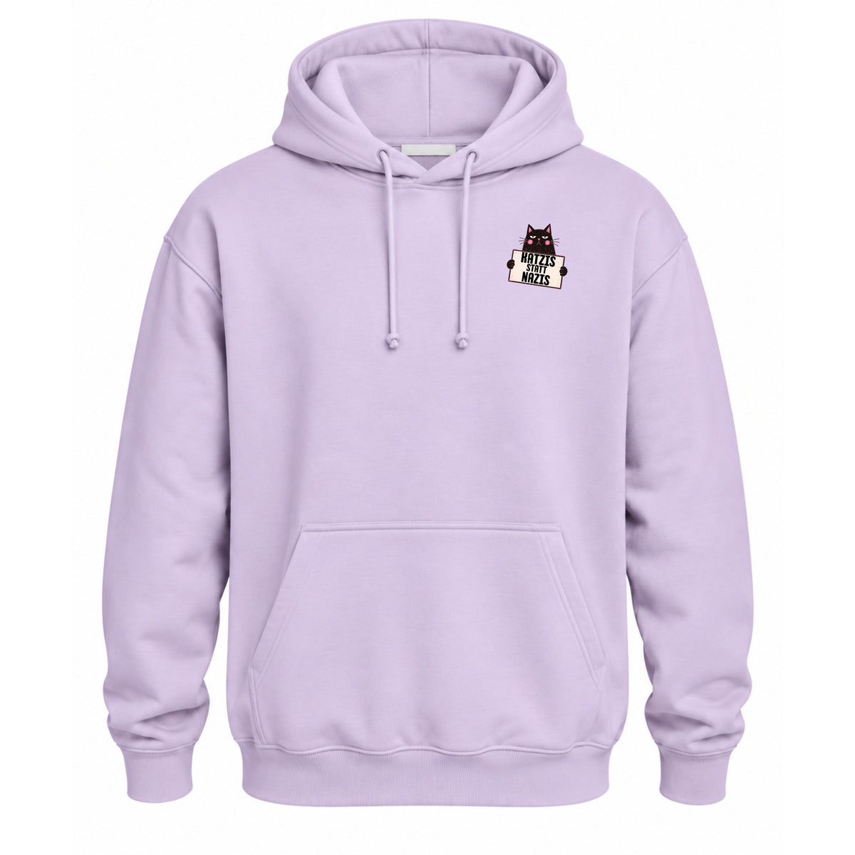 Katzis statt Nazis - Relaxed Fit Statement Hoodie