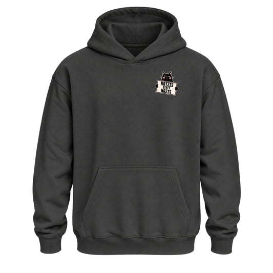 Katzis statt Nazis - Relaxed Fit Statement Hoodie