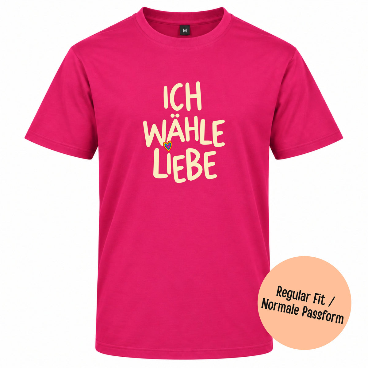 Ich wähle Liebe - Regular Fit Statement Shirt