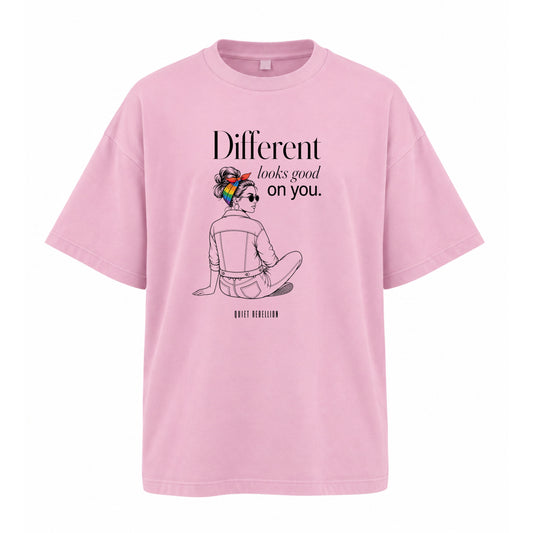 Different Looks good on you - Women‘s Oversized Statement Shirt