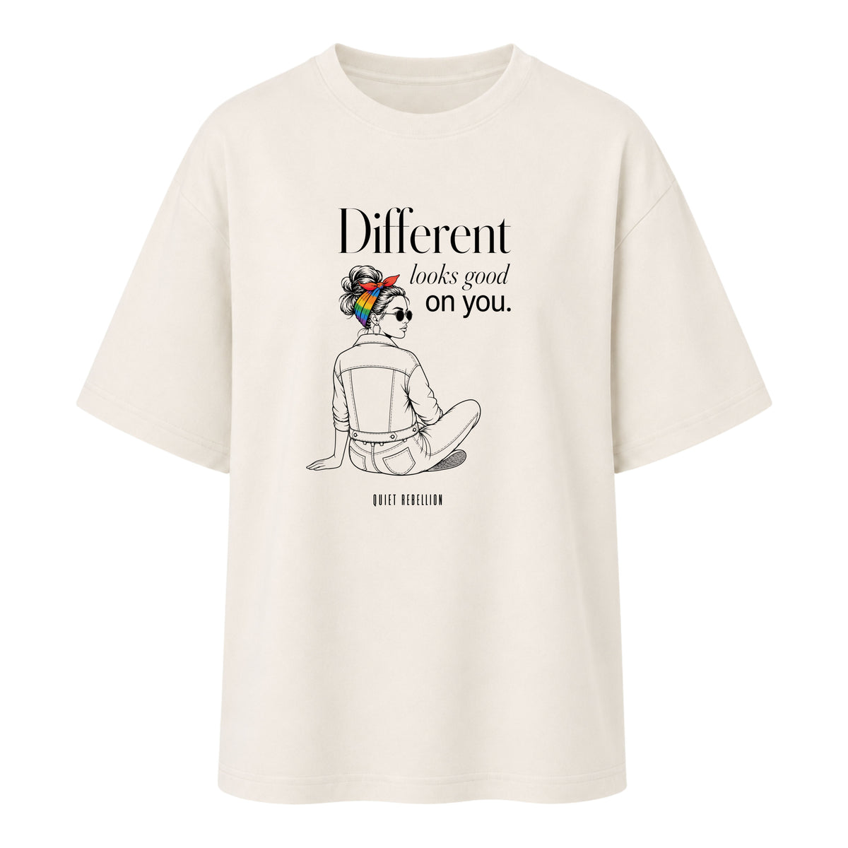 Different Looks good on you - Women‘s Oversized Statement Shirt