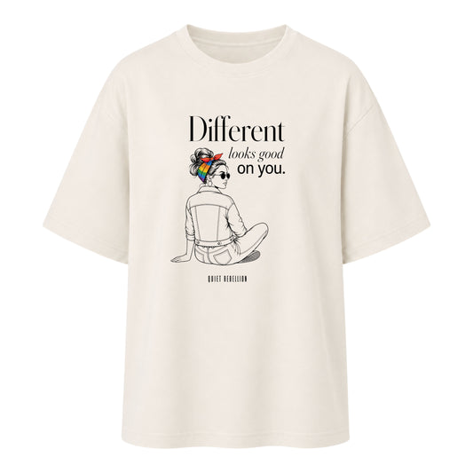Different Looks good on you - Women‘s Oversized Statement Shirt