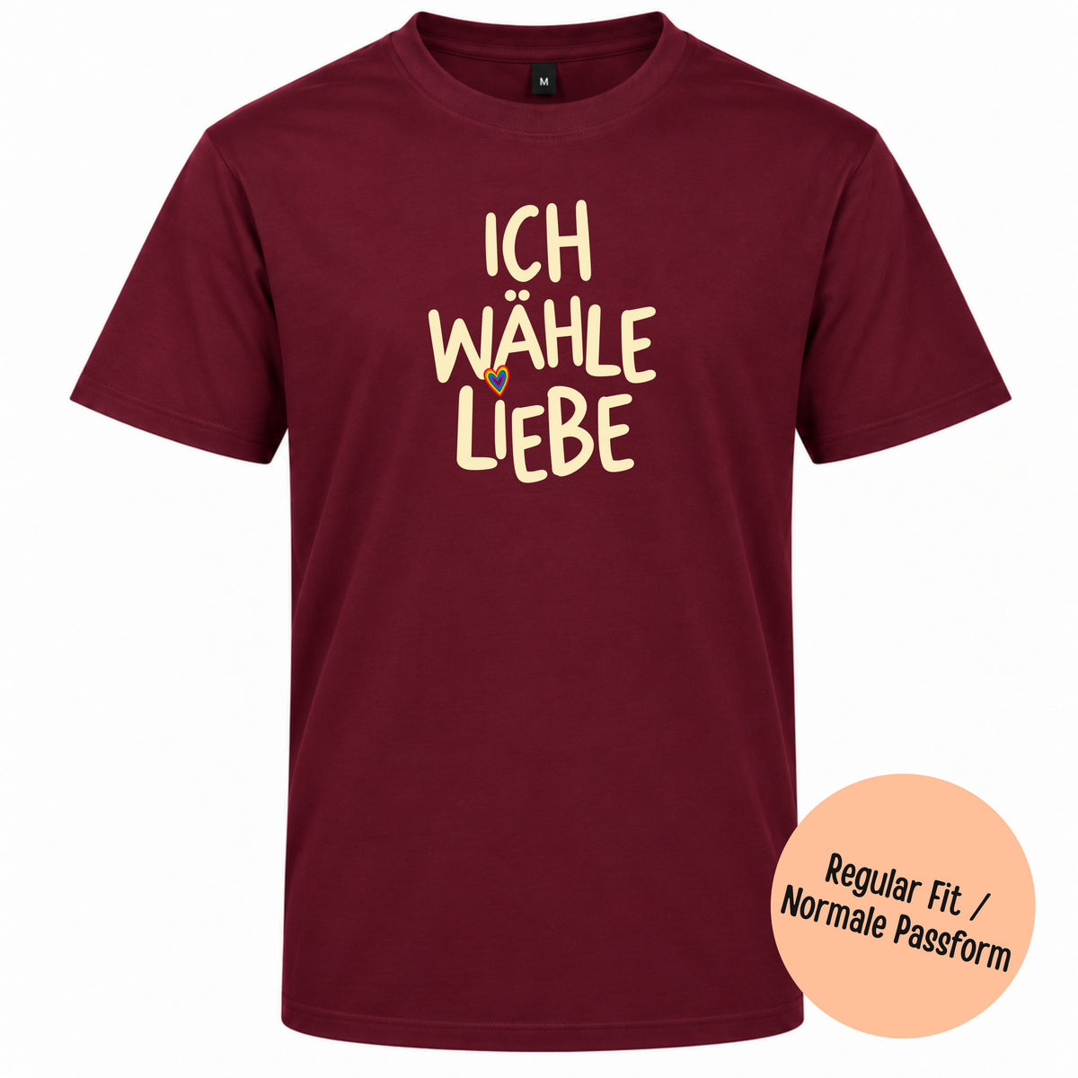Ich wähle Liebe - Regular Fit Statement Shirt