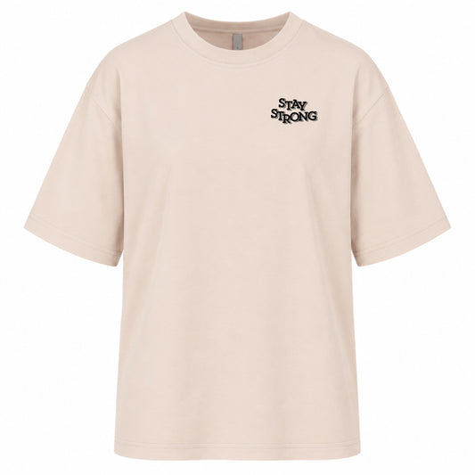 Strong Girls Hate Fashism - Women‘s Oversized T-Shirt