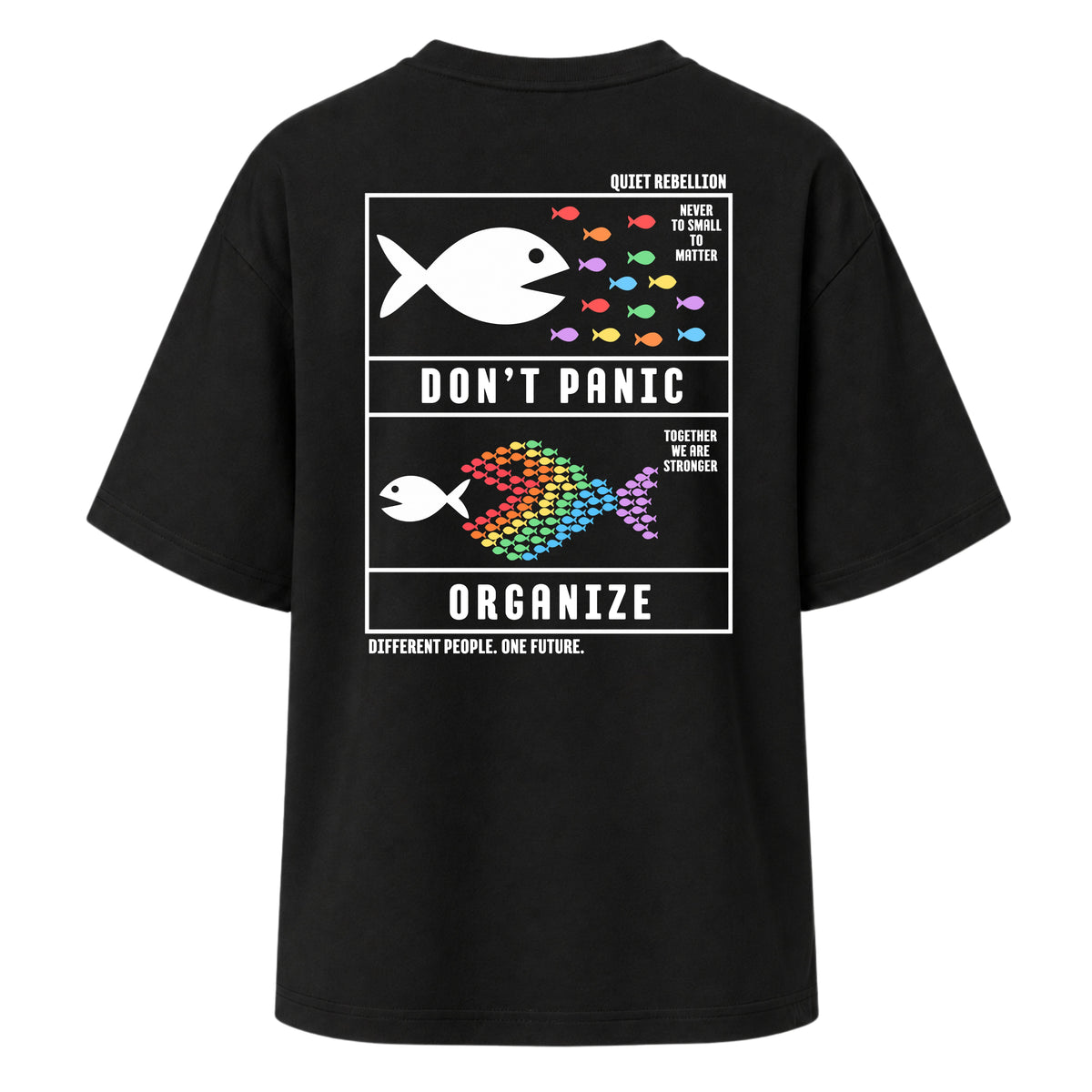 DON‘T PANIC. ORGANIZE - Women‘s Oversized T-Shirt