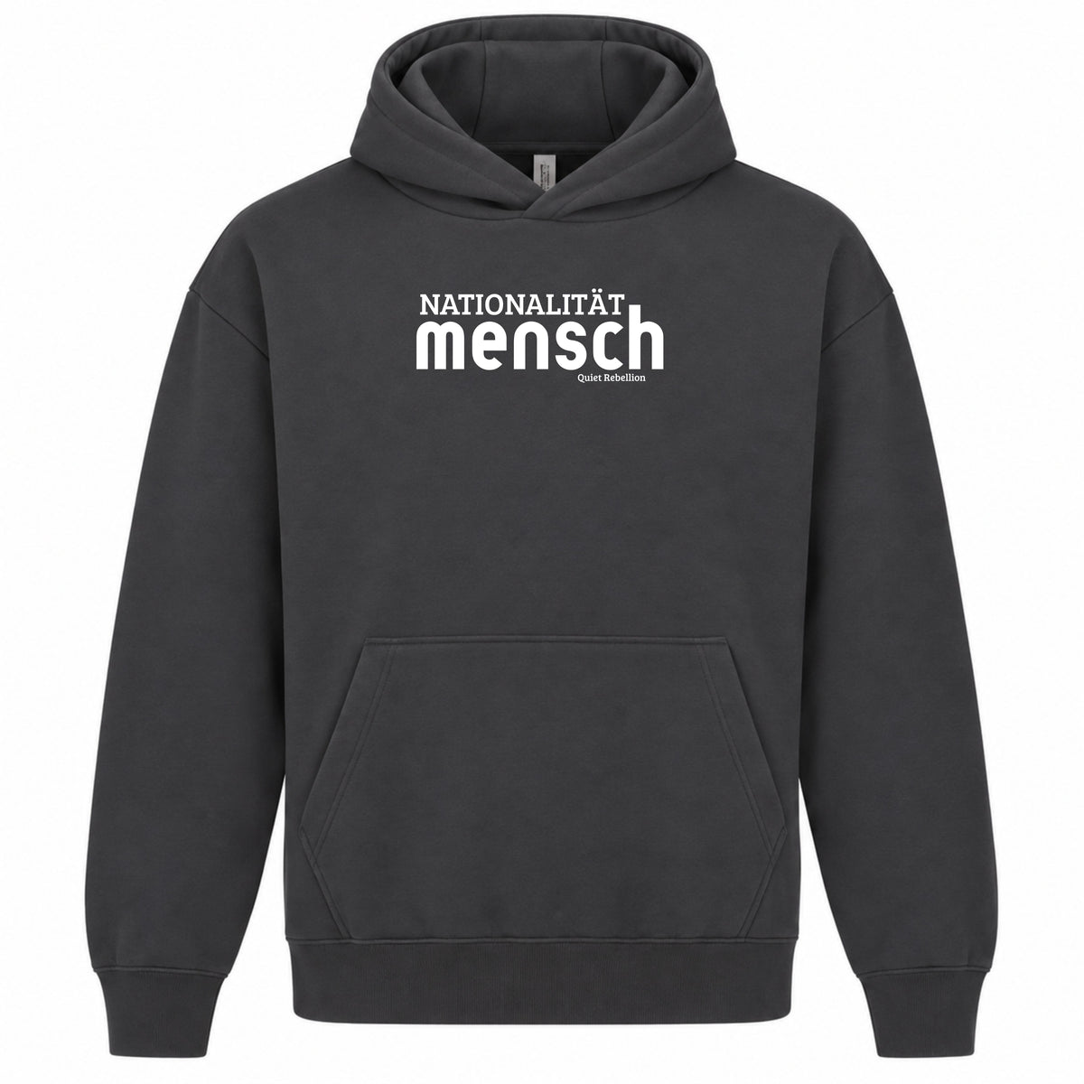 Nationalität Mensch - Relaxed Fit Statement Hoodie