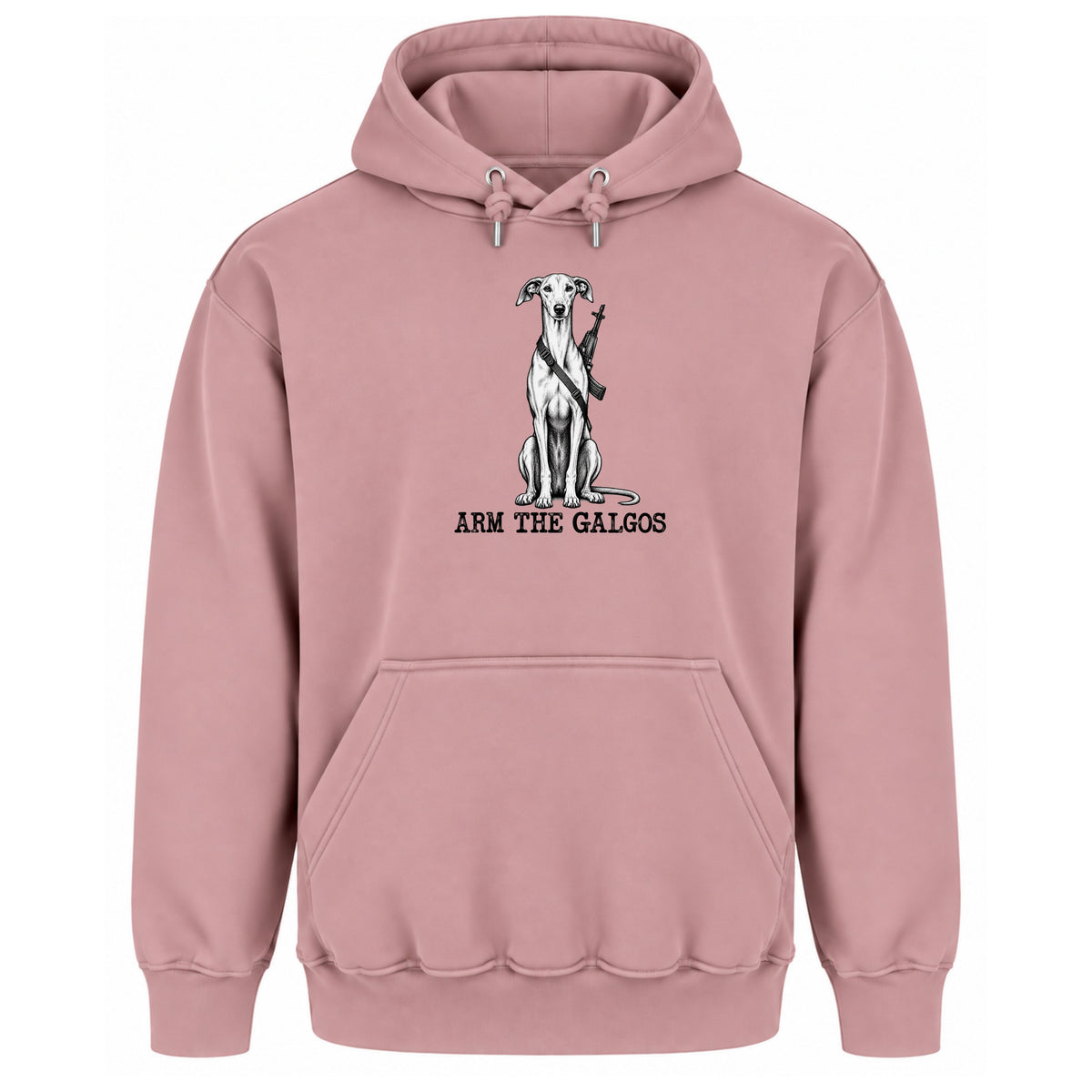 ARM THE GALGOS -Regular Fit Statement Hoodie