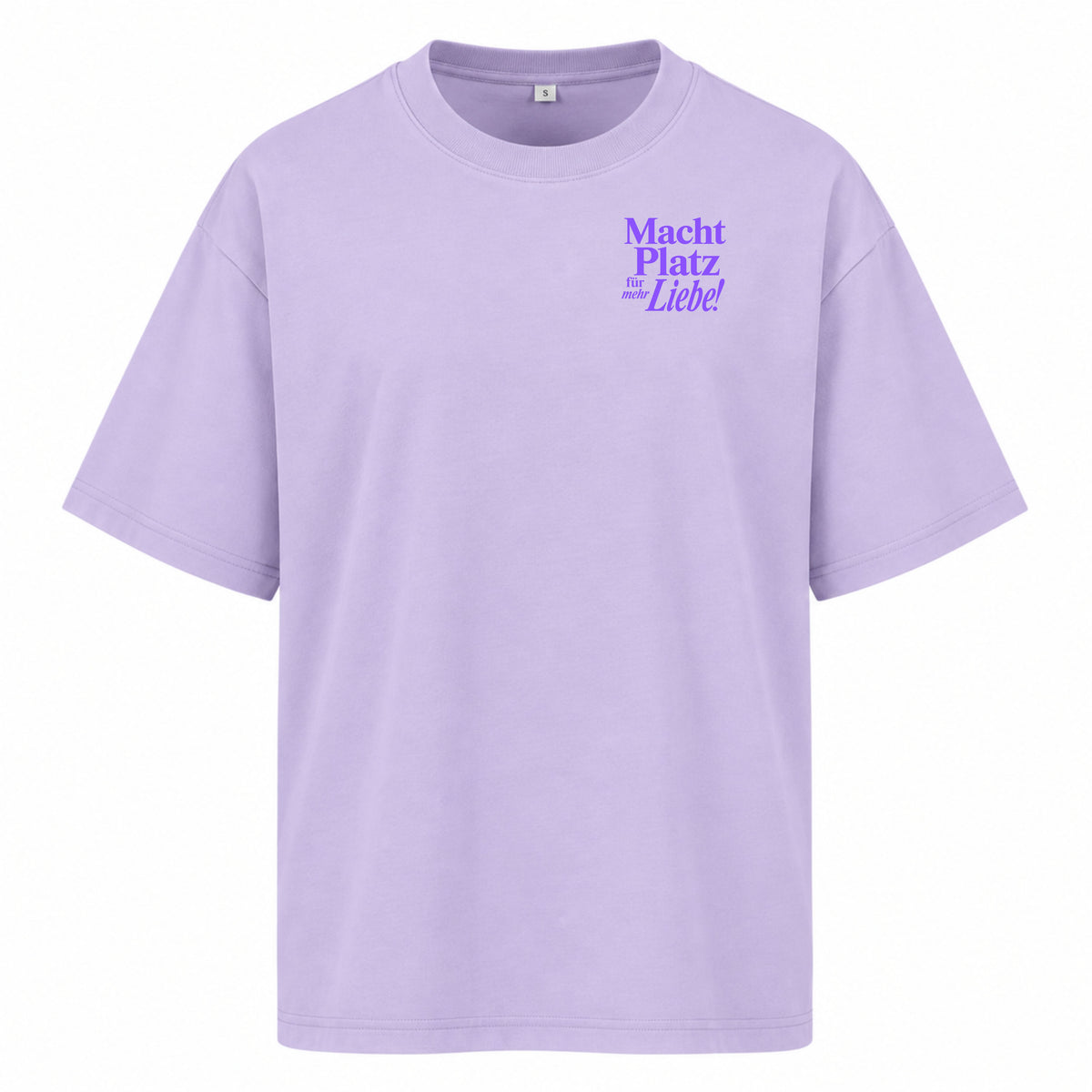 Macht Platz für mehr Liebe - Women‘s Oversized Statemeng Shirt
