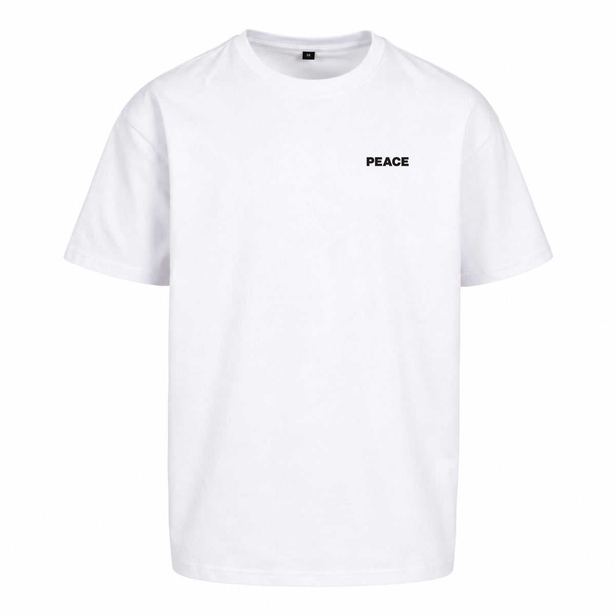 MAKE LOVE NOT WAR - Oversized Statement Shirt (Front-& Backprint)