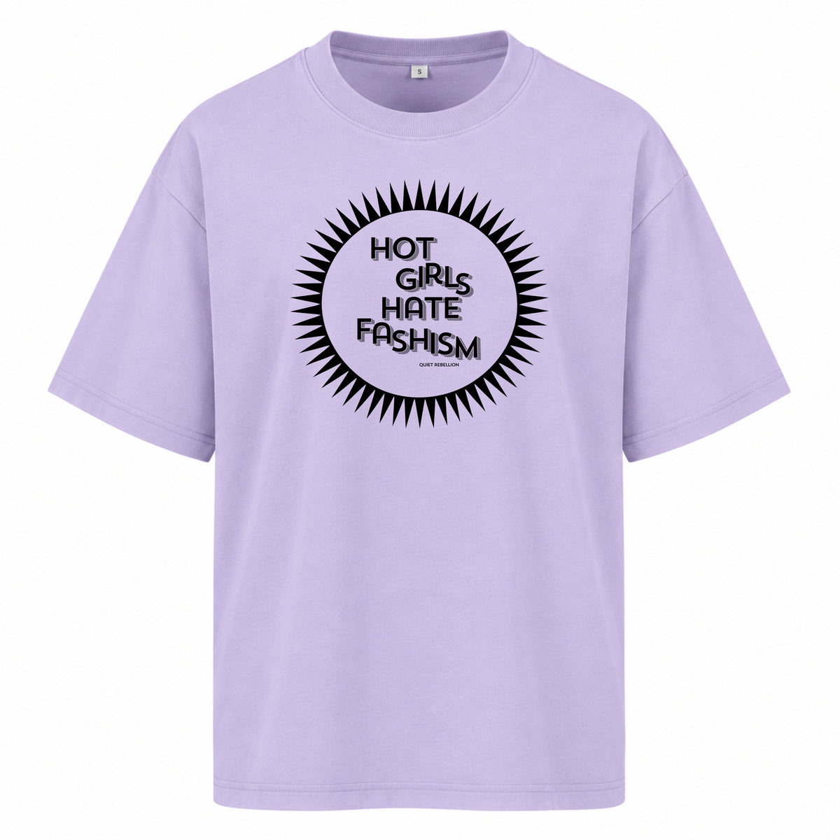 Hot Girls Hate Fashism - Women‘s Oversized Statement Shirt