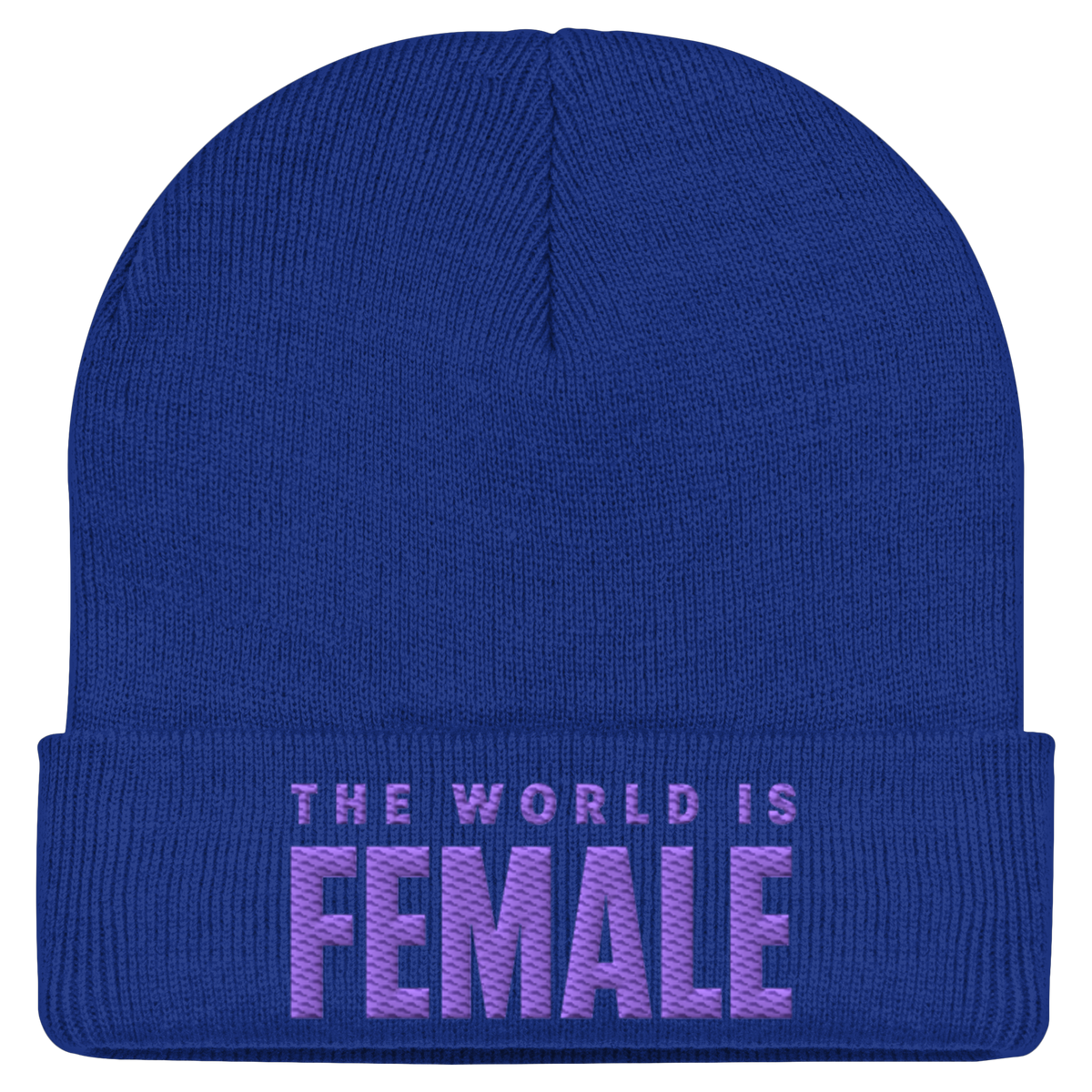 THE WORLD IS FEMALE - Statement Beanie