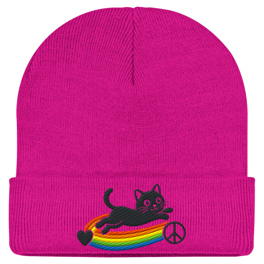 Black Cat - Statement Beanie