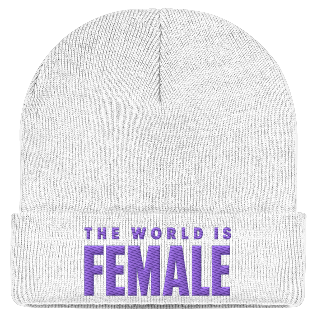 THE WORLD IS FEMALE - Statement Beanie