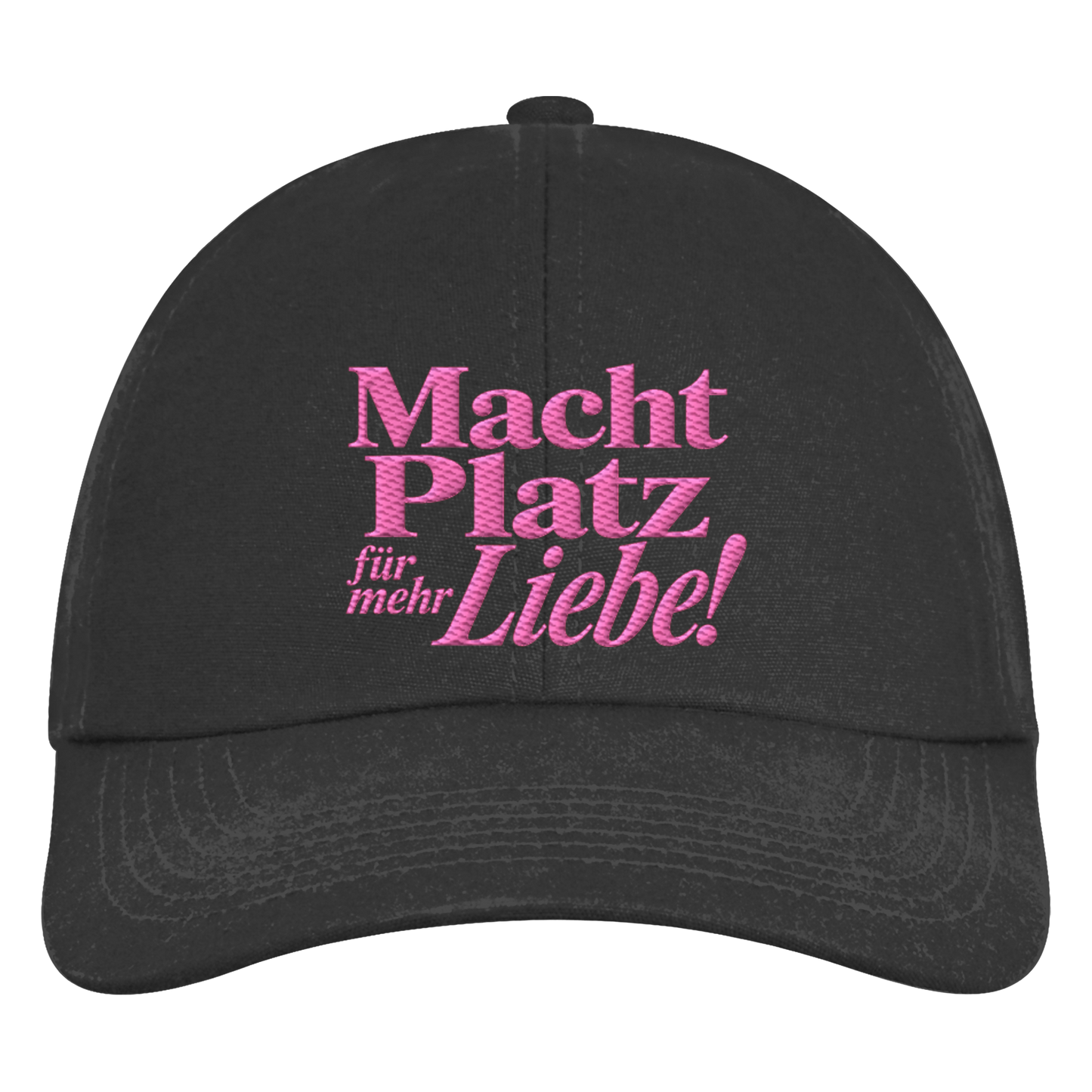 Macht Platz für mehr Liebe - Organic Basecap - Organic 6-Panel Cap