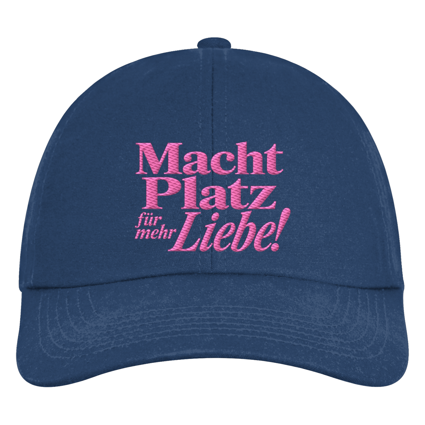 Macht Platz für mehr Liebe - Organic Basecap - Organic 6-Panel Cap