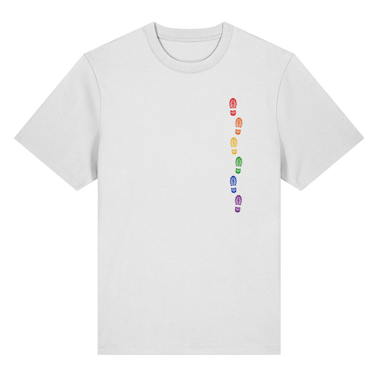 Wir gehen keinen Schritt zurück - Organic Statement Shirt (Front-& Backprint)