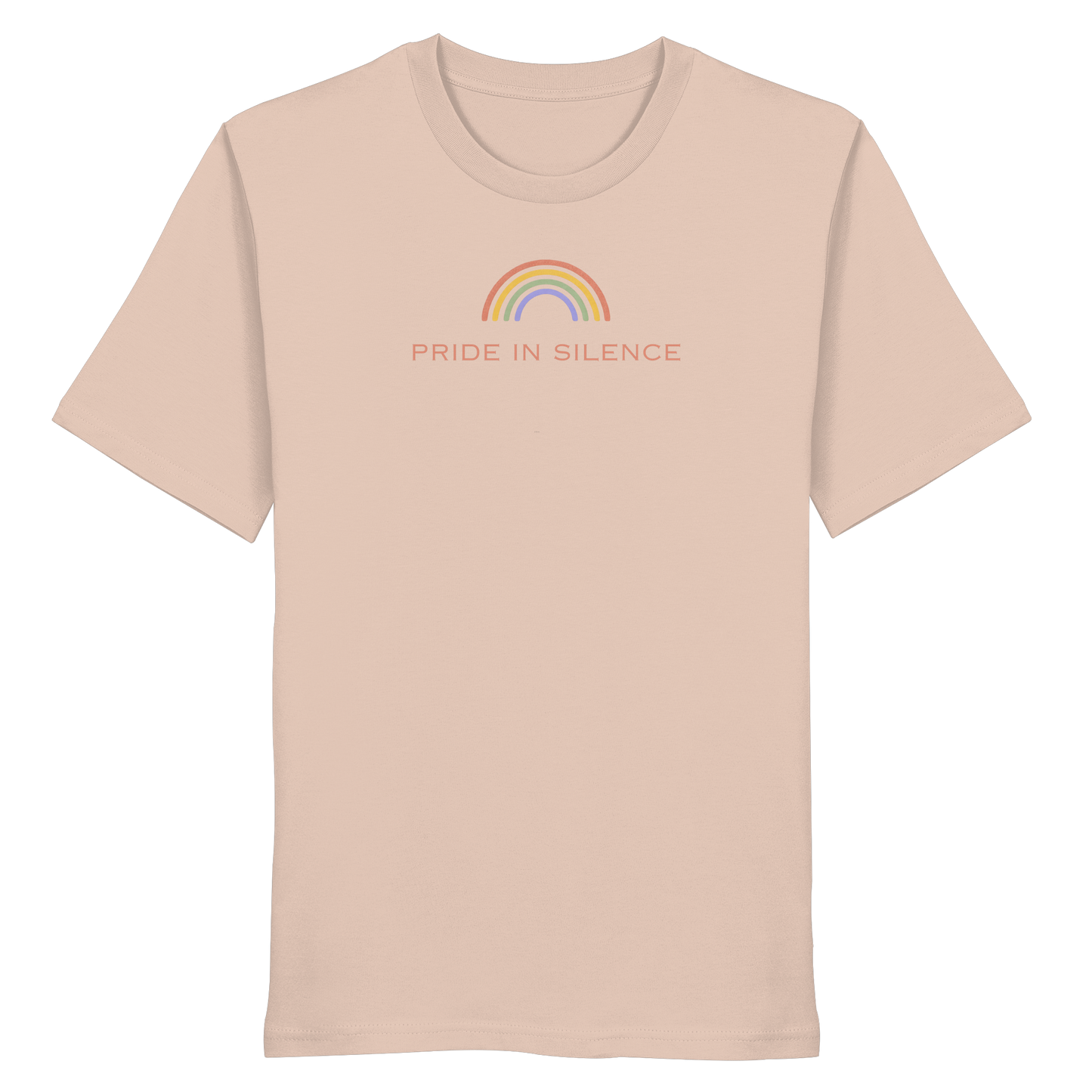 Pride in Silence - Organic Basic Shirt (Frontprint)
